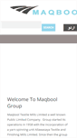 Mobile Screenshot of maqboolgroup.com